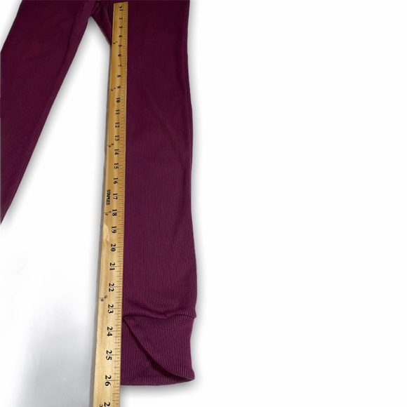 GYMSHARK Slounge Ribbon Bottoms Dark Ruby Marl M - Picture 8 of 10